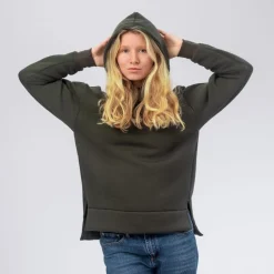 Janus AirWool Merino 280 Hood Jkt W Forest Night