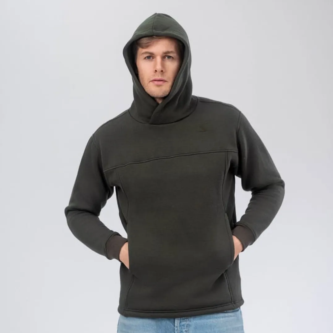 Janus Airwool Merino 280 Hood M Forest Night