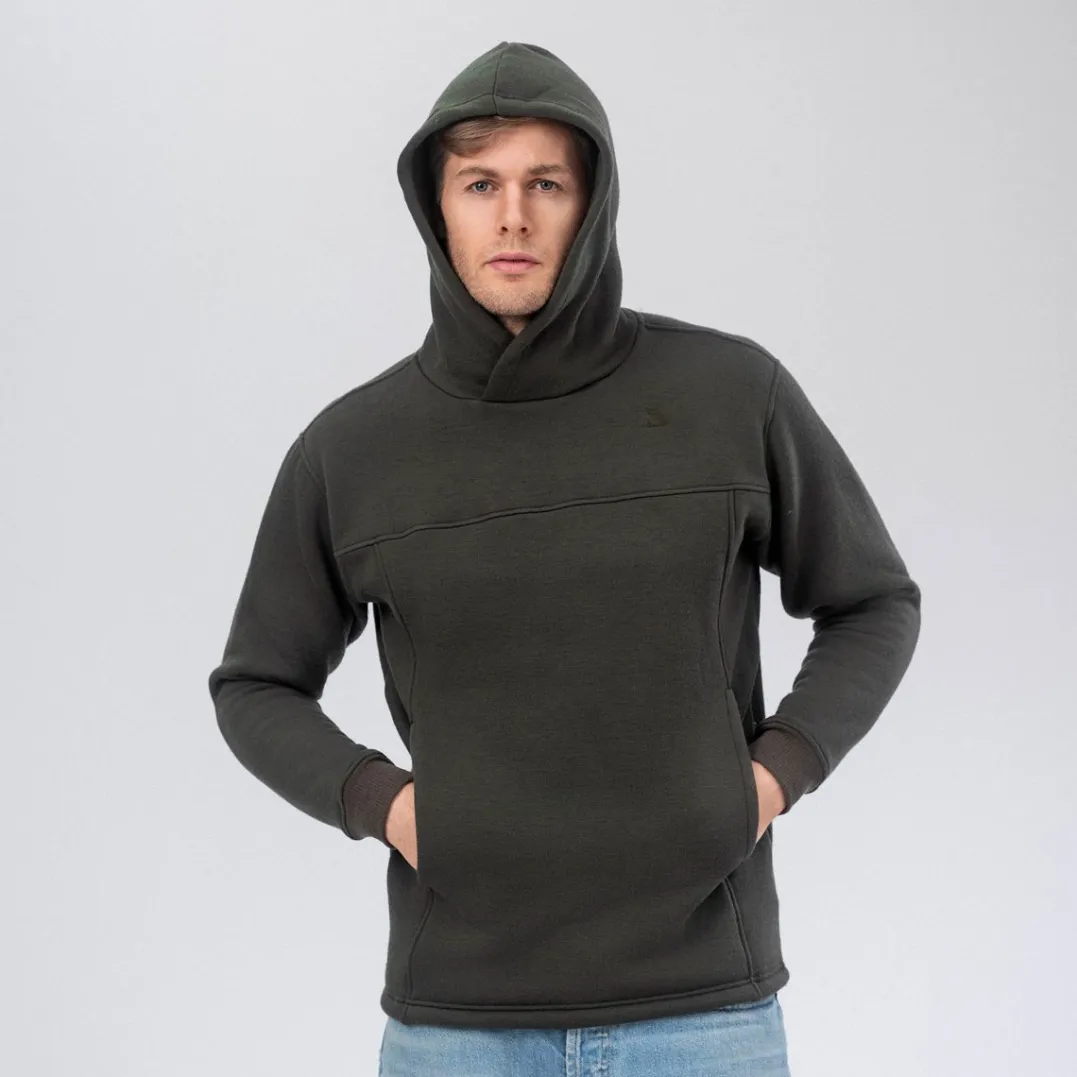 Janus Airwool Merino 280 Hood M Forest Night