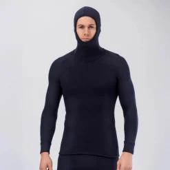 Janus Airwool Merino 260 Hood M Navy