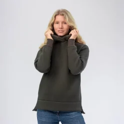 Janus AirWool Merino 280 Hood W Forest Night