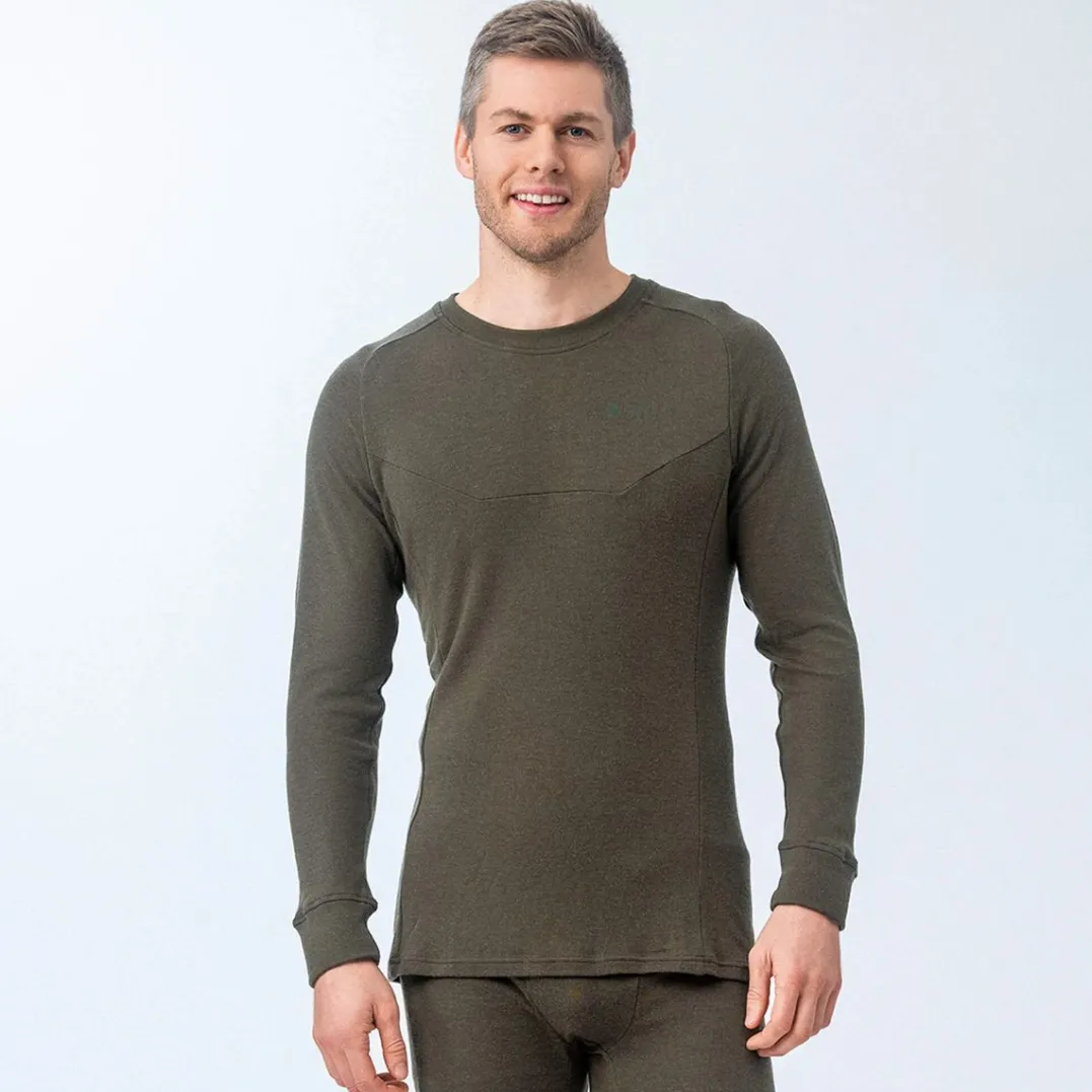 Janus Classic Merino 215 Crew M Forest Night