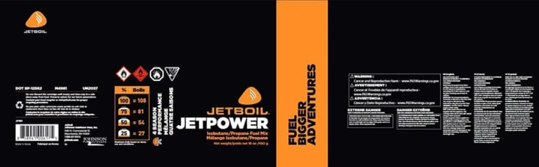 Jetboil JetPower Fuel - 450g Nocolour