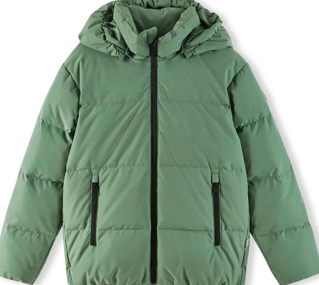 .jg{margin-bottom:16px}Reima Kids' Down Jacket Paimio Green Clay