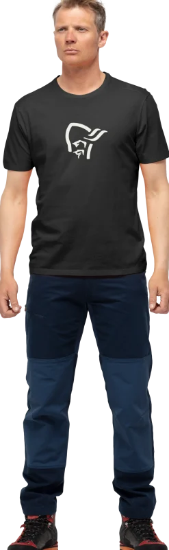 .j8{margin-bottom:16px}Norrøna /29 Cotton Viking T-Shirt M'S Caviar/Snowdrop
