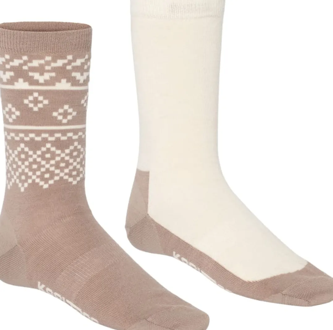 Kari Traa Ragna Hiking Sock 2pk Mocha