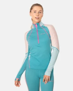 Kari Traa Women's Alma Half Zip Blue Lagoon