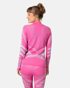 Kari Traa Women's Faith Half Zip Bright Pink