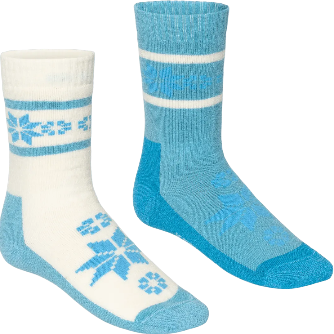 Kari Traa Women's Rusa Wool Sock 2-pack Ocean