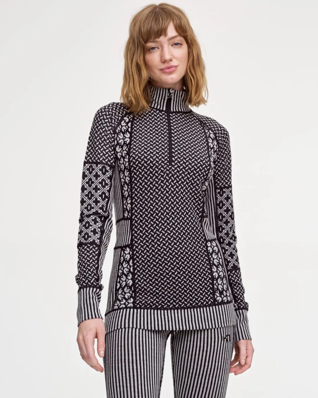 Kari Traa Women's Smekker Half Zip Black