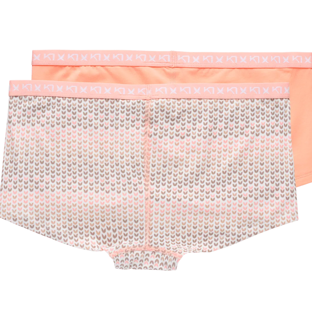 Kari Traa Women's Tina Hipster 2-pack Peach Bloom