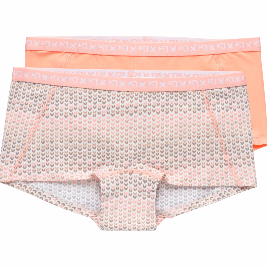 Kari Traa Women's Tina Hipster 2-pack Peach Bloom