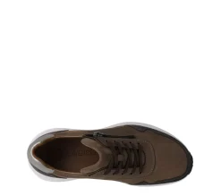 Klaveness Perfect Stride Lace_Zipper Leather Sneaker Brun