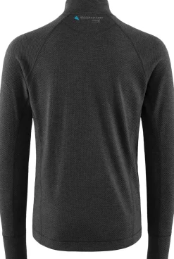 Klättermusen Men's Huge Half Zip Sweater Raven-Burnt Russet
