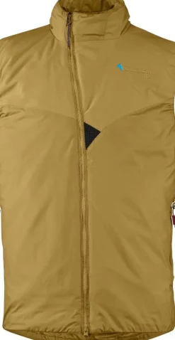 Klättermusen Men's Urd Light Vest Dark Straw