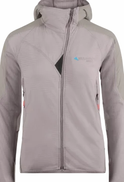 Klättermusen Women's Embla Hood Jacket Ridge Grey/Purple Dove