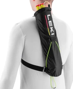 Leki Trail Running Quiver Black-bright Red-neonyellow