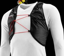 Leki Trail Running Quiver Vest Black-bright Red-shuttle Grey