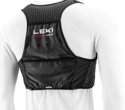 Leki Trail Running Quiver Vest Black-bright Red-shuttle Grey