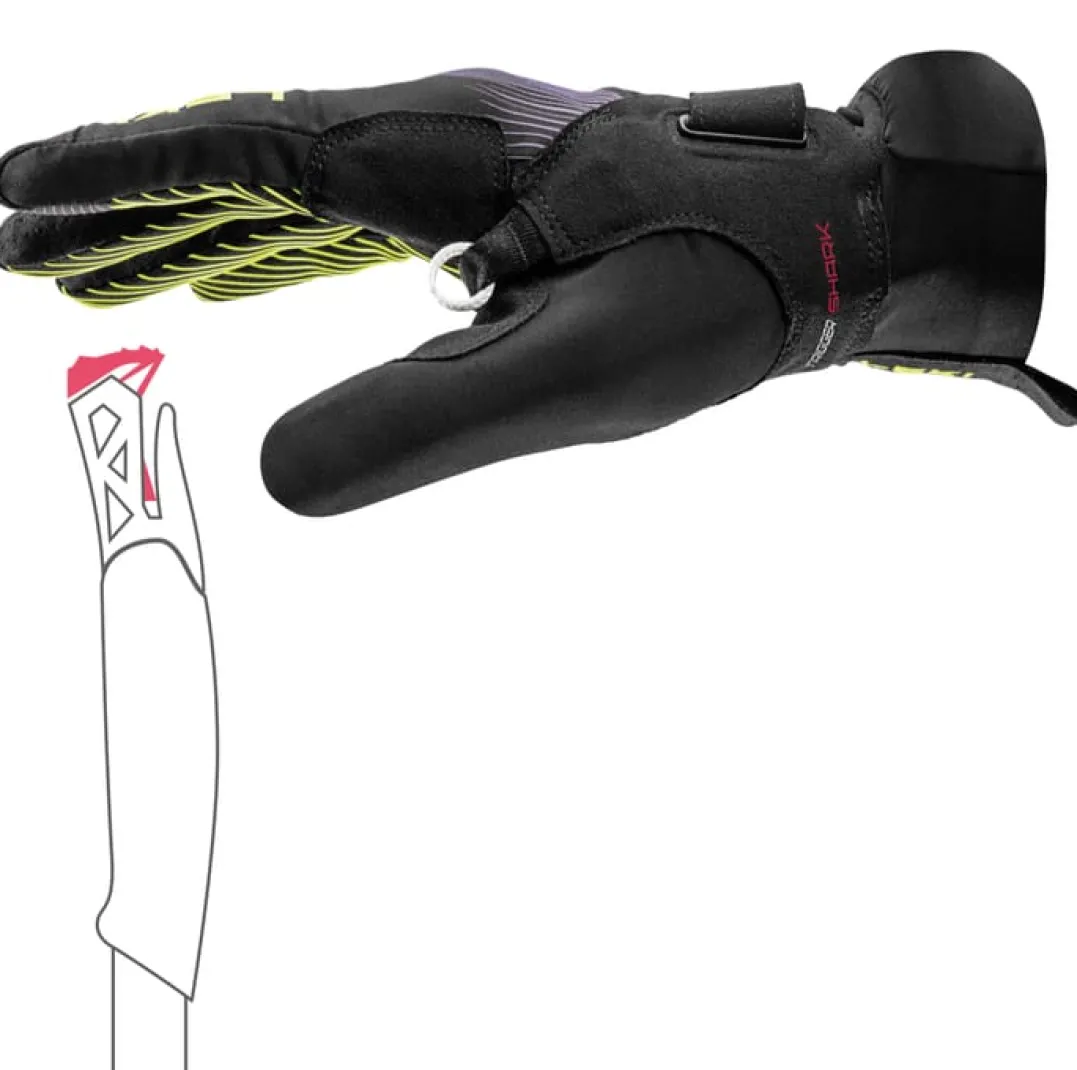 Leki Ultratrail Storm Tr Black-neonyellow-violet