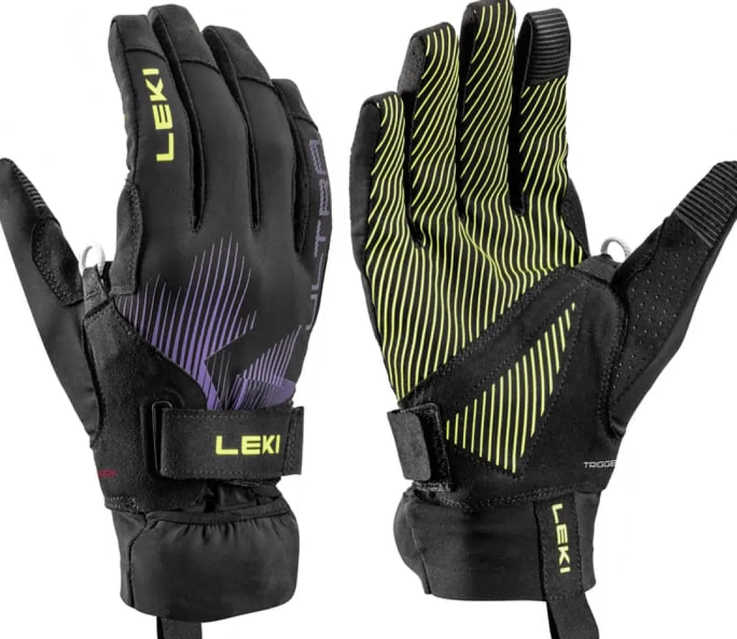 Leki Ultratrail Storm Tr Black-neonyellow-violet