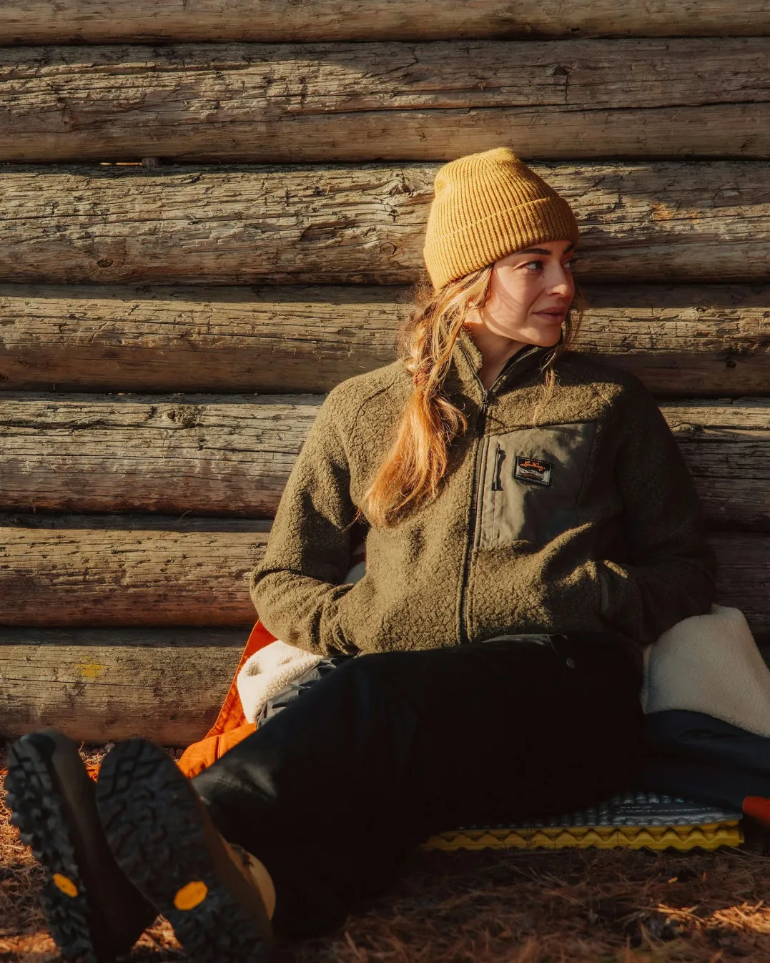 Lundhags Core Ribbed Beanie Hay