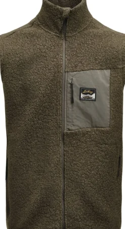 Lundhags Flok Wool Ms Pile Vest Forest Green
