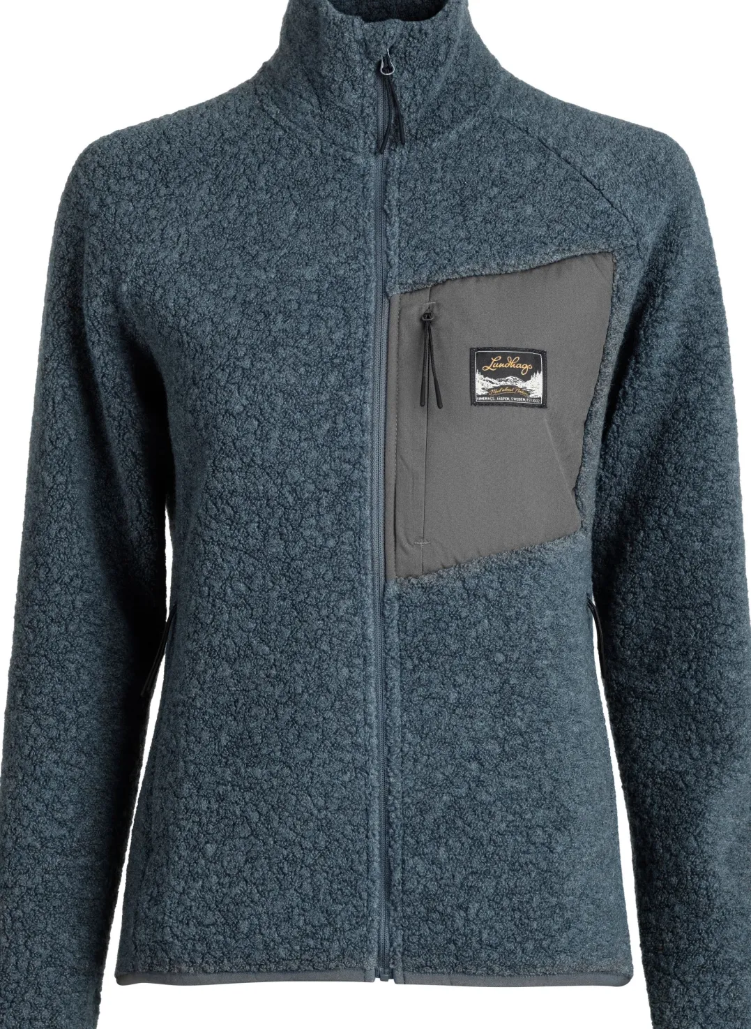 Lundhags Flok Wool Ws Pile Dark Sky Blue