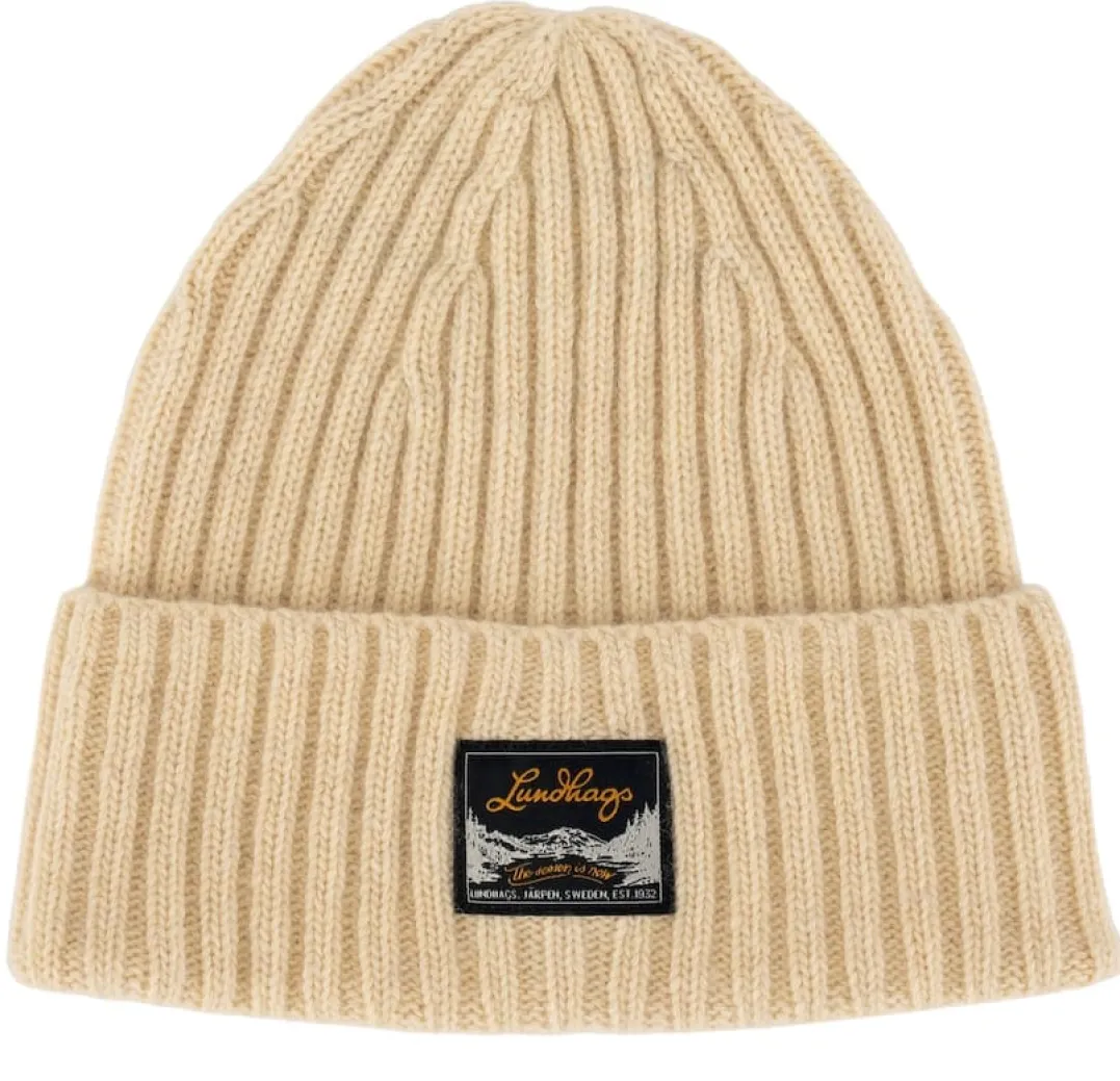 Lundhags Knak Wool Beanie Sand