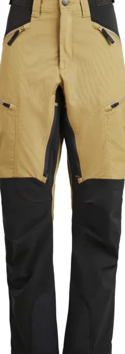 Lundhags Makke High Waist Curved Pant W Hay/charcoal