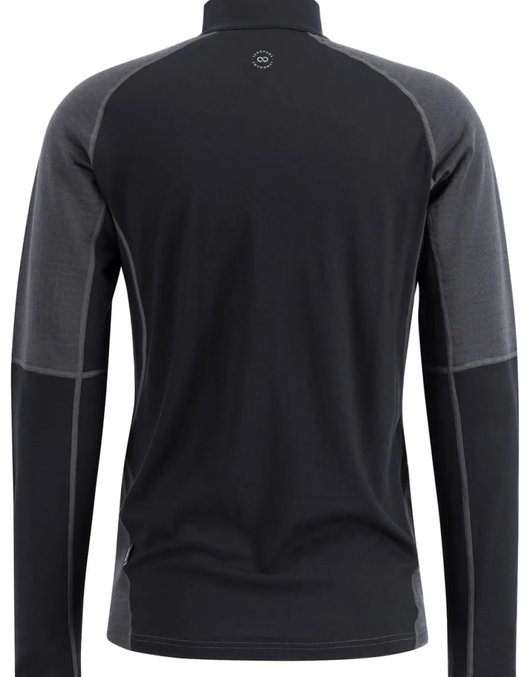 Lundhags Men's Prime Merino Half Zip Charcoal/Black