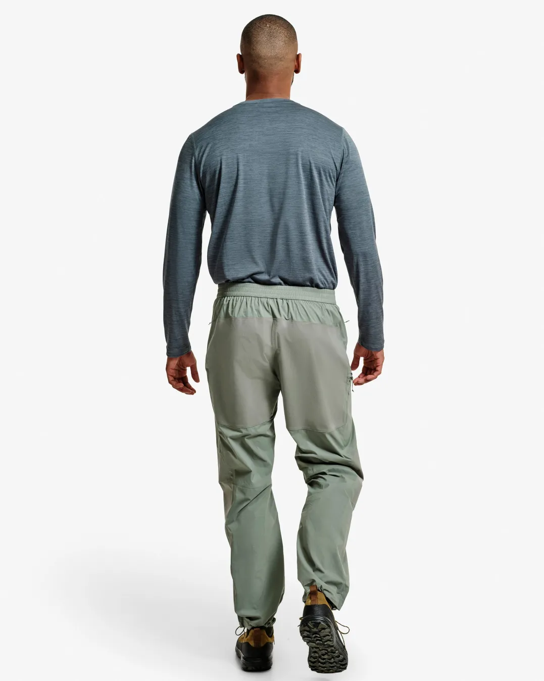 Lundhags Men's Tived Light Windbreaker Pant Aloe Green