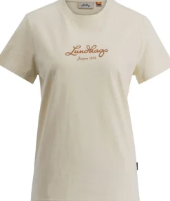 Lundhags Women's Järpen Logo T-shirt Chalk White