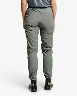 Lundhags Women's Tived Light Windbreaker Pant Aloe Green