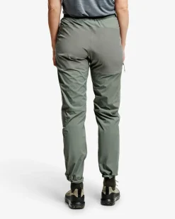 Lundhags Women's Tived Light Windbreaker Pant Aloe Green