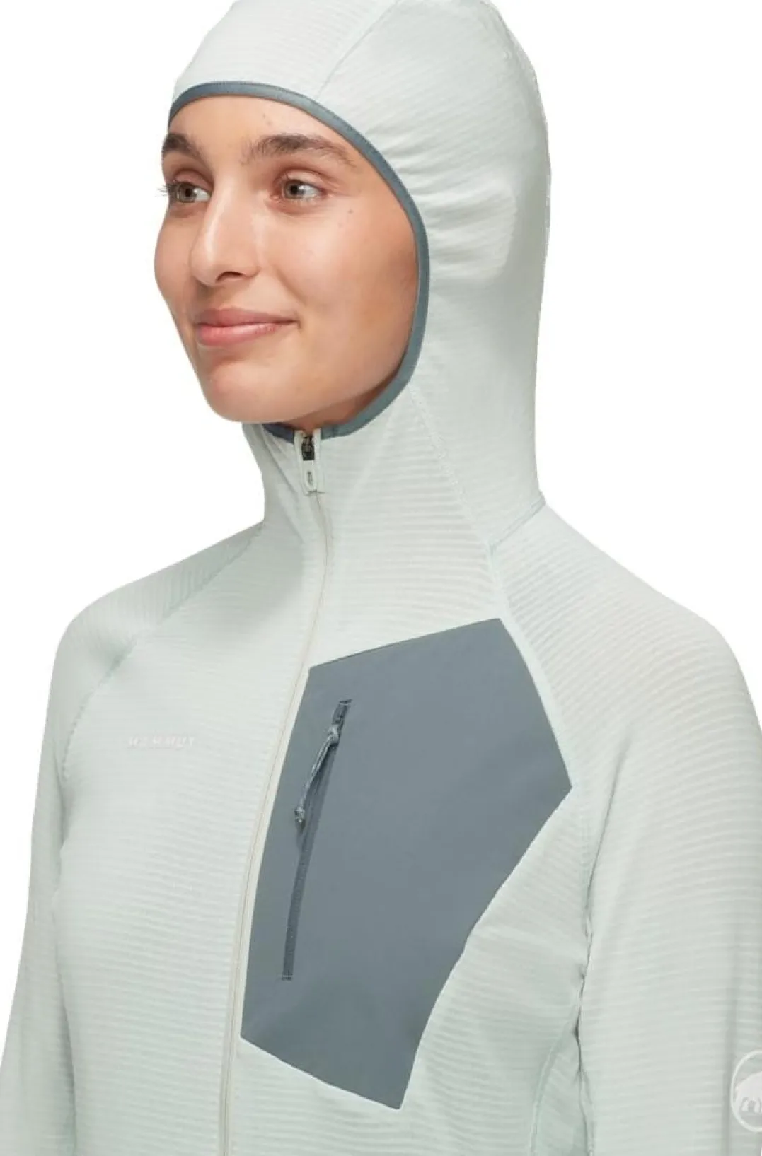 Mammut Aenergy Light Ml Hooded Jacket Women Silver Sage-strata