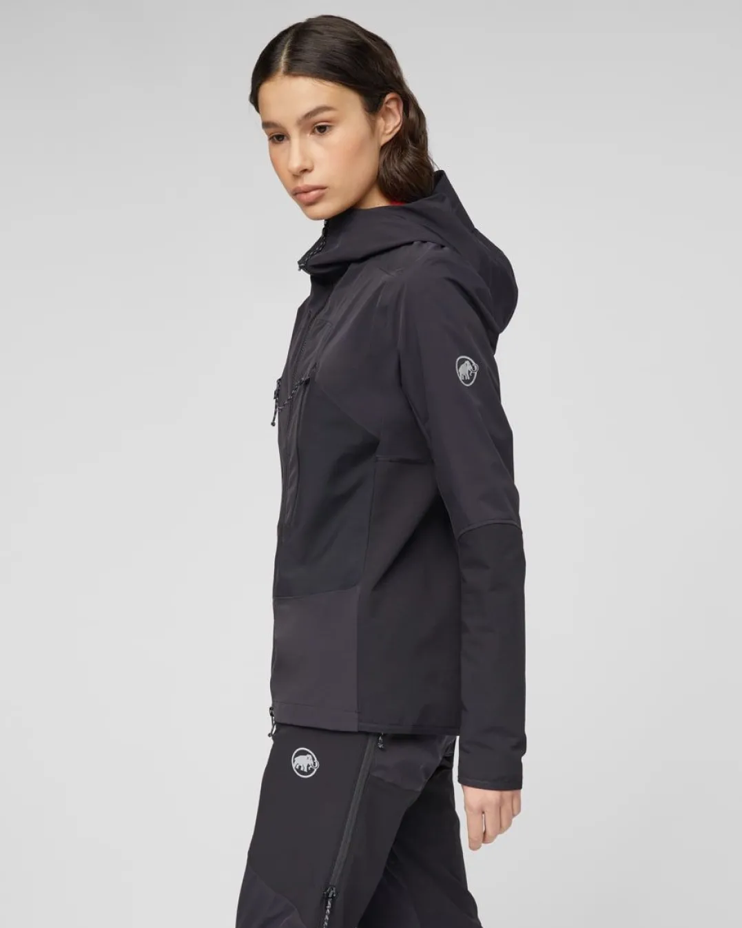 Mammut Aenergy Pro SO Hybrid Hooded Jacket Women Black