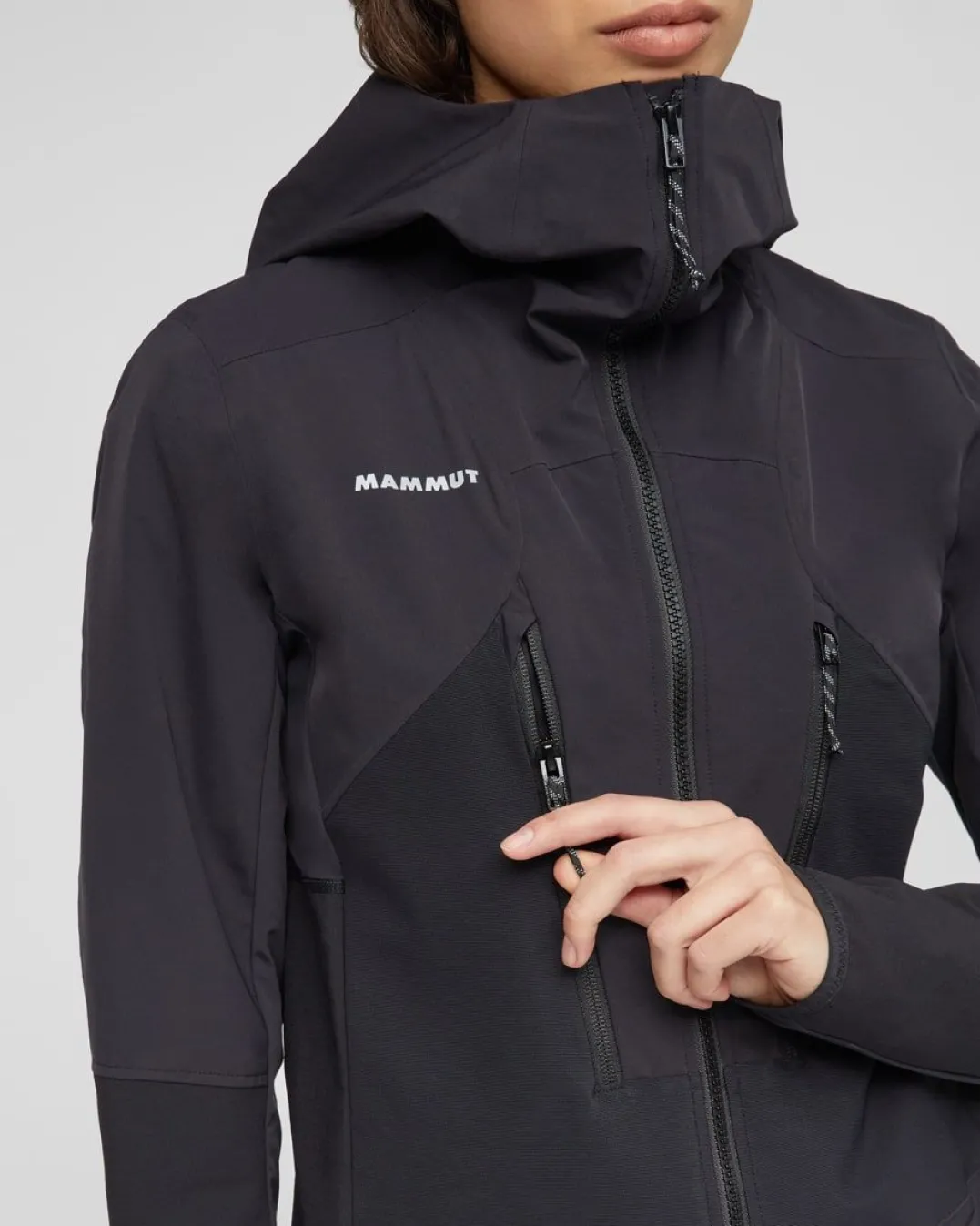 Mammut Aenergy Pro SO Hybrid Hooded Jacket Women Black
