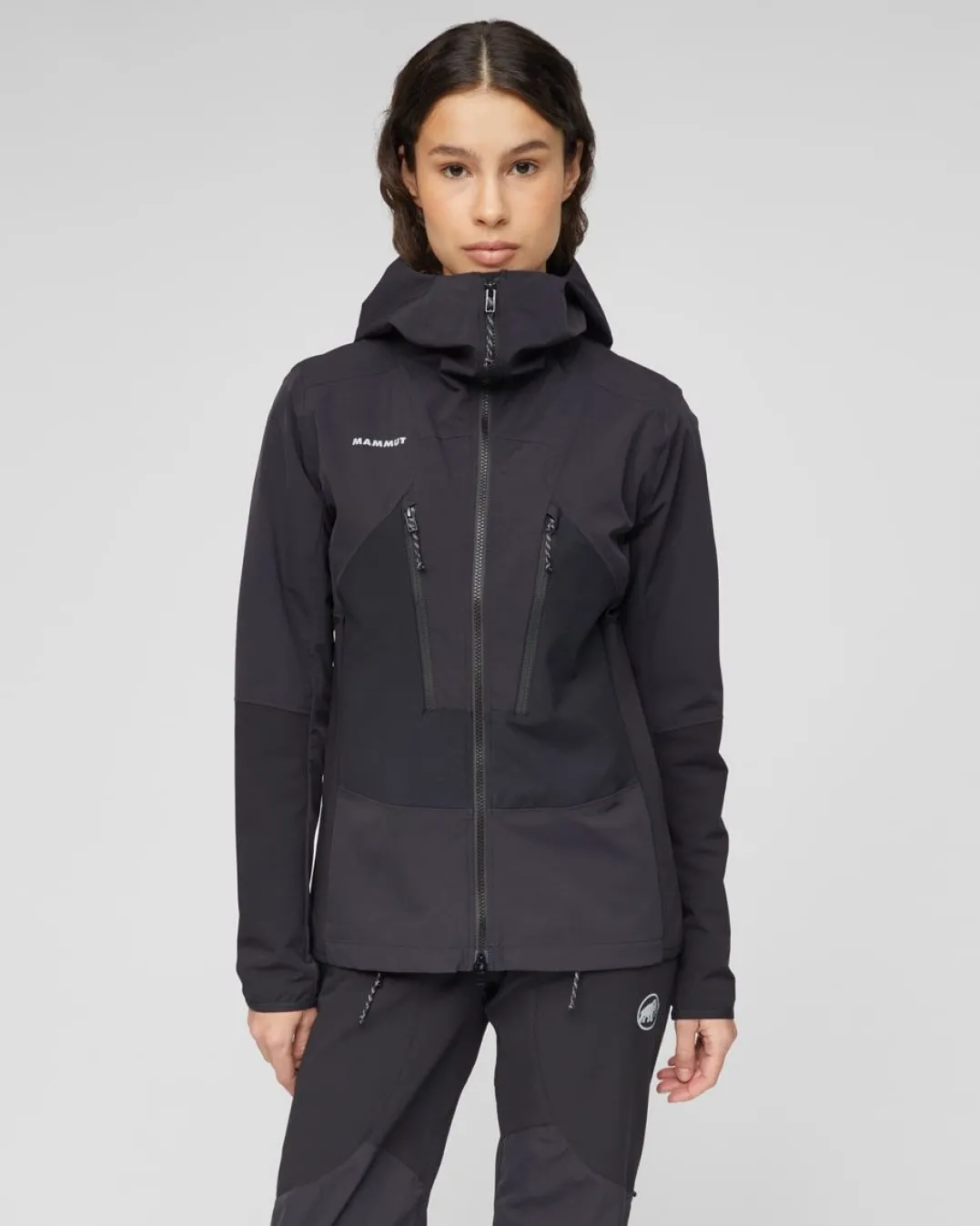 Mammut Aenergy Pro SO Hybrid Hooded Jacket Women Black