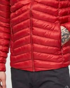 Mammut Albula In Hooded Jacket Men Dark Mammut Red