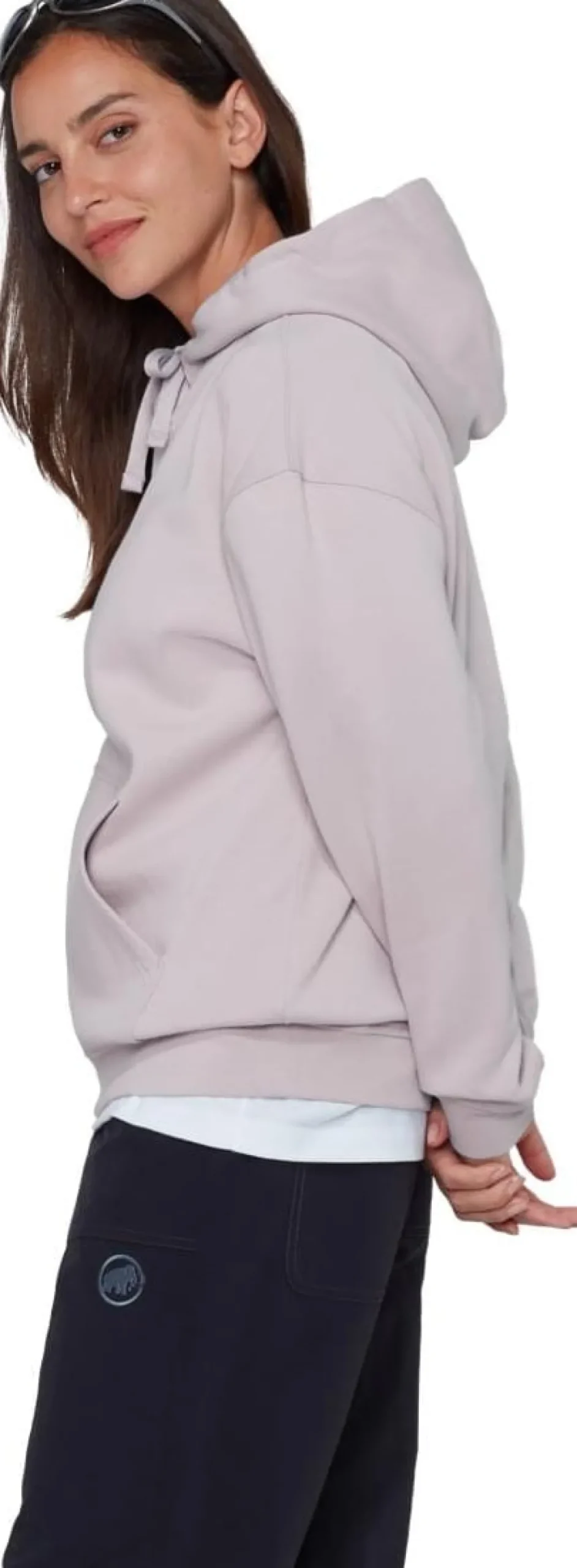 Mammut Base ML Hoody Women Mini Logo Alpine Calamint