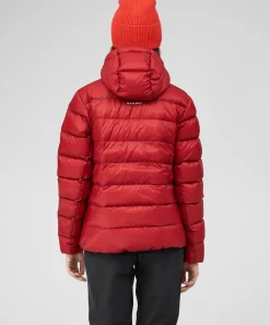 Mammut Broad Peak Pro In Hooded Jacket Women Dark Mammut Red