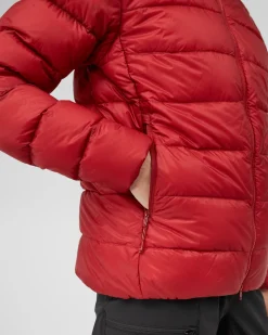 Mammut Broad Peak Pro In Hooded Jacket Women Dark Mammut Red