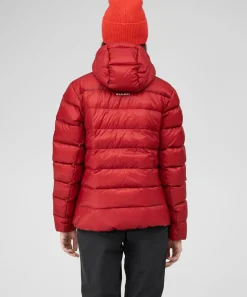 Mammut Broad Peak Pro In Hooded Jacket Women Dark Mammut Red