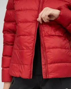Mammut Broad Peak Pro In Hooded Jacket Women Dark Mammut Red