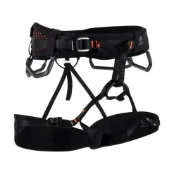 Mammut Comfort Fast Adjust Harness Men Black/Safety Orange
