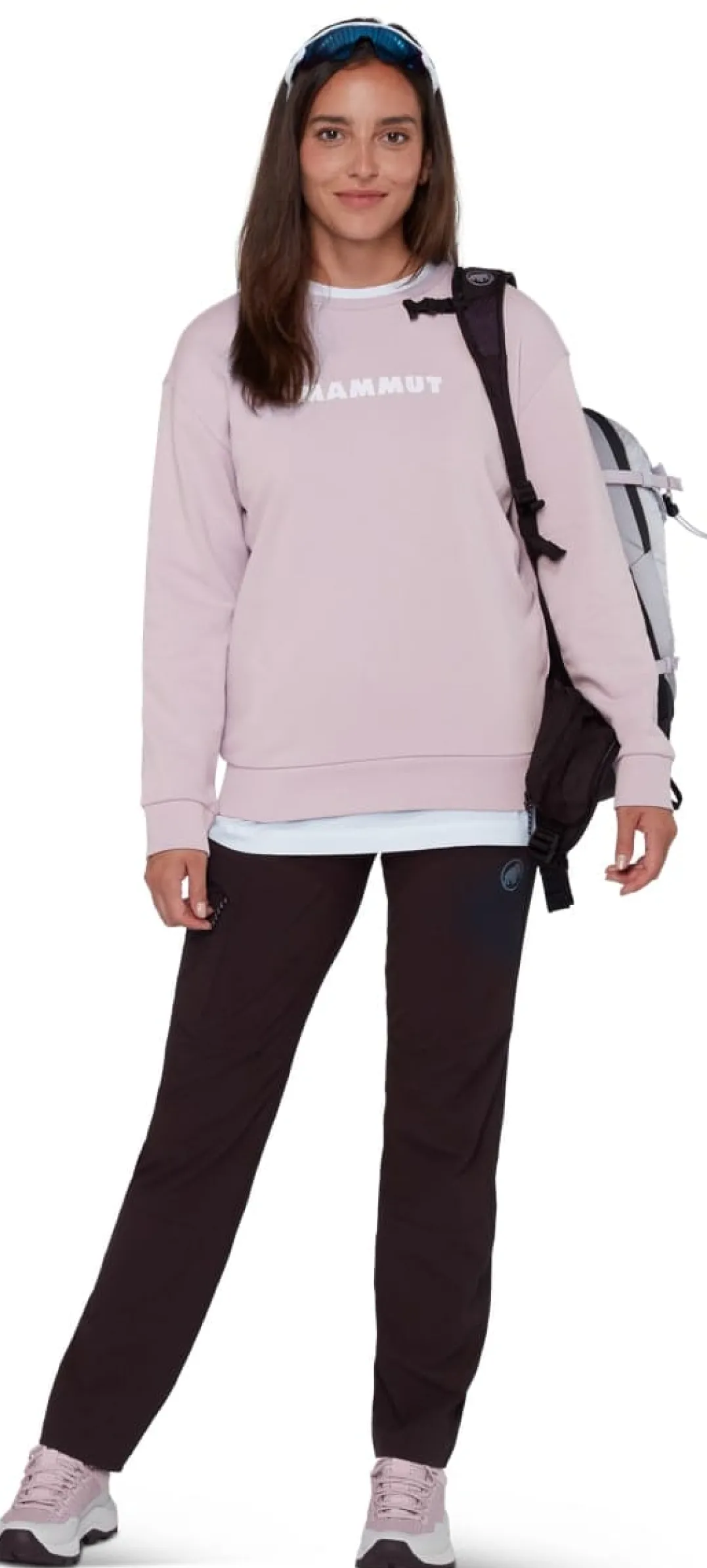 Mammut Core ML Crew Neck Women Logo Alpine Calamint