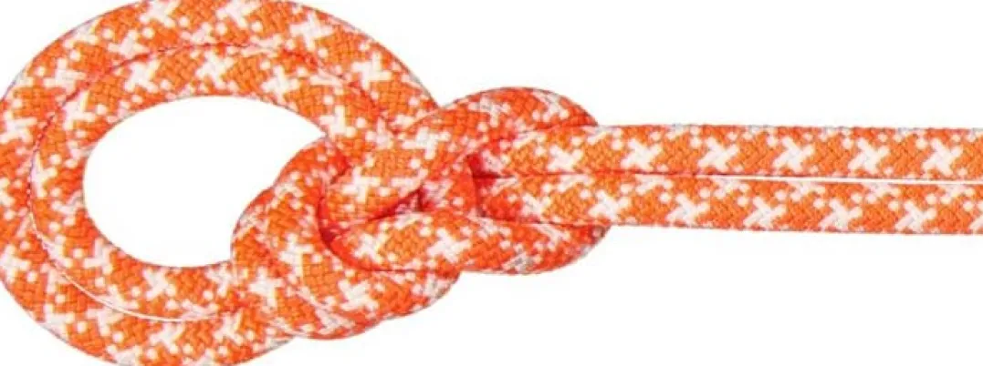 Mammut 9.5 Crag Classic Rope 50m Vibrant Orange-white
