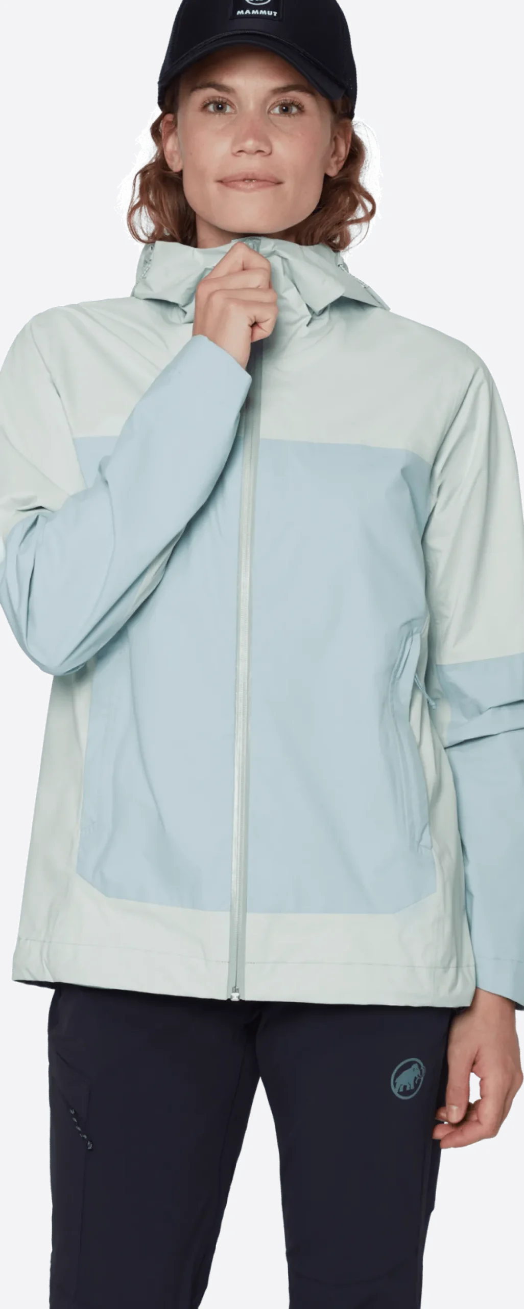 Mammut Ducan Hs Hooded Jacket Women Silver Sage-nebla