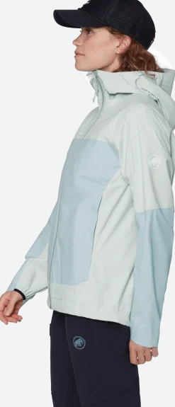 Mammut Ducan Hs Hooded Jacket Women Silver Sage-nebla
